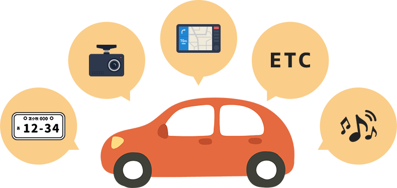 豊富なオプション